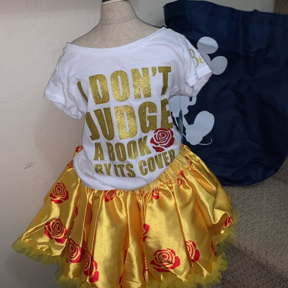 NWT: Disney Couture 6x - Belle Tutu outfit - Picture 3 of 6